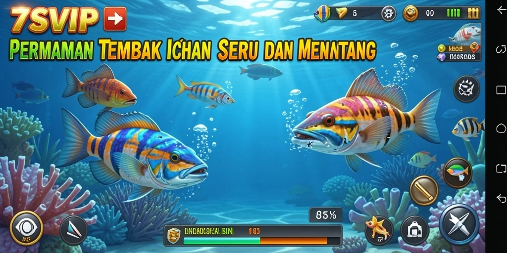 Gameplay seru dan aksi menembak ikan di 7SVIP.