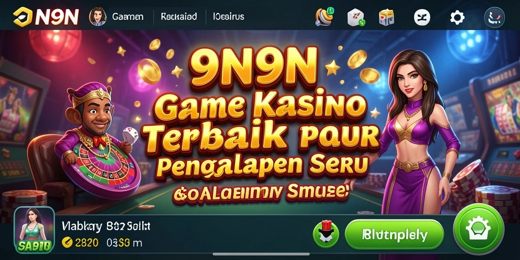 Tampilan menarik dari gameplay Kasino 9N9N yang seru dan menggembirakan.