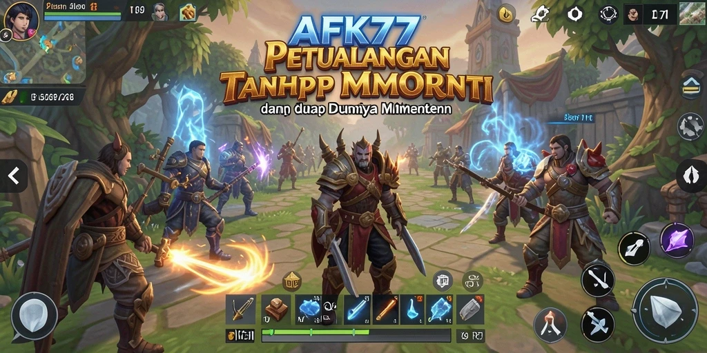 Gameplay seru dalam <strong>AFK77</strong> dengan pertempuran epik dan grafik menawan.