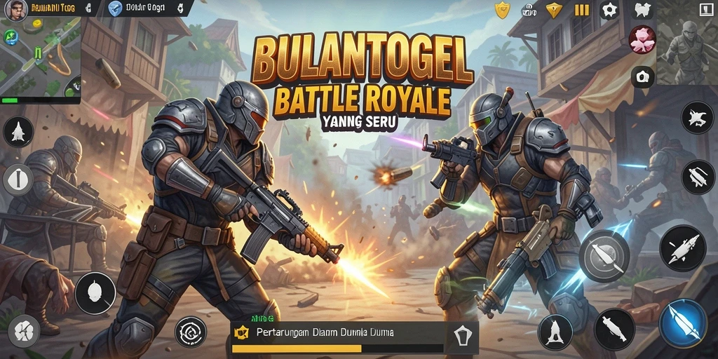 Tampilan seru dari gameplay BULANTOGEL di arena pertempuran