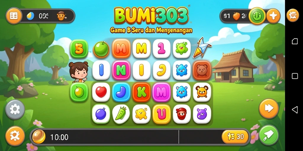Tampilan menarik dari gameplay BUMI303 yang seru.