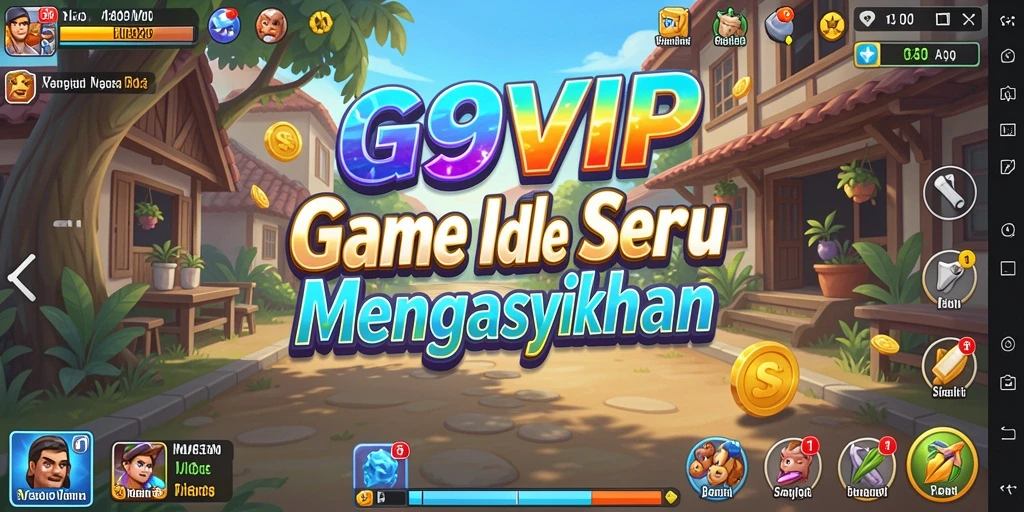 Tampilan gameplay G9VIP yang menarik dengan mekanisme Idle.