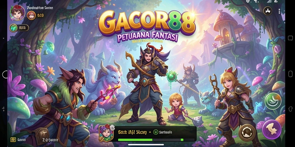 Tangkapan layar GACOR88 menampilkan aksi seru dalam petualangan fantastis.