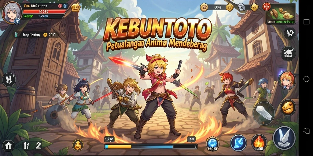 Tampilan gameplay KEBUNTOTO yang memukau dan penuh aksi.