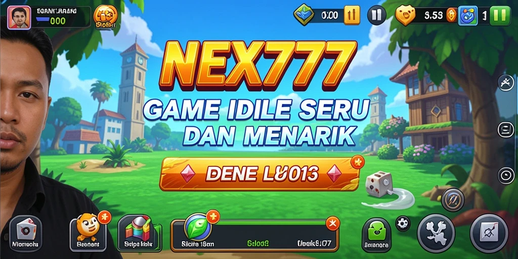 Tampilan gameplay NEX777 yang santai dan menyenangkan.