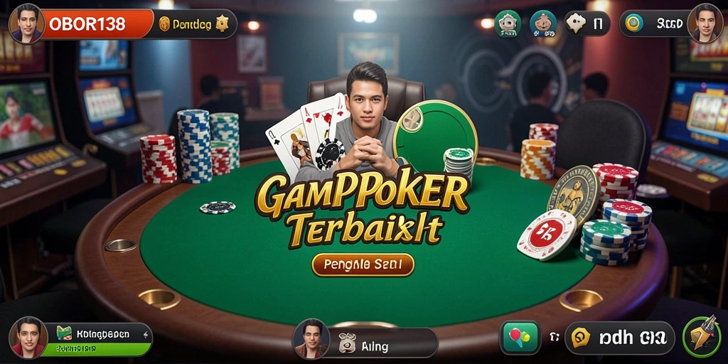 Tampilan gameplay seru di OBOR138 yang menampilkan pertarungan Poker.