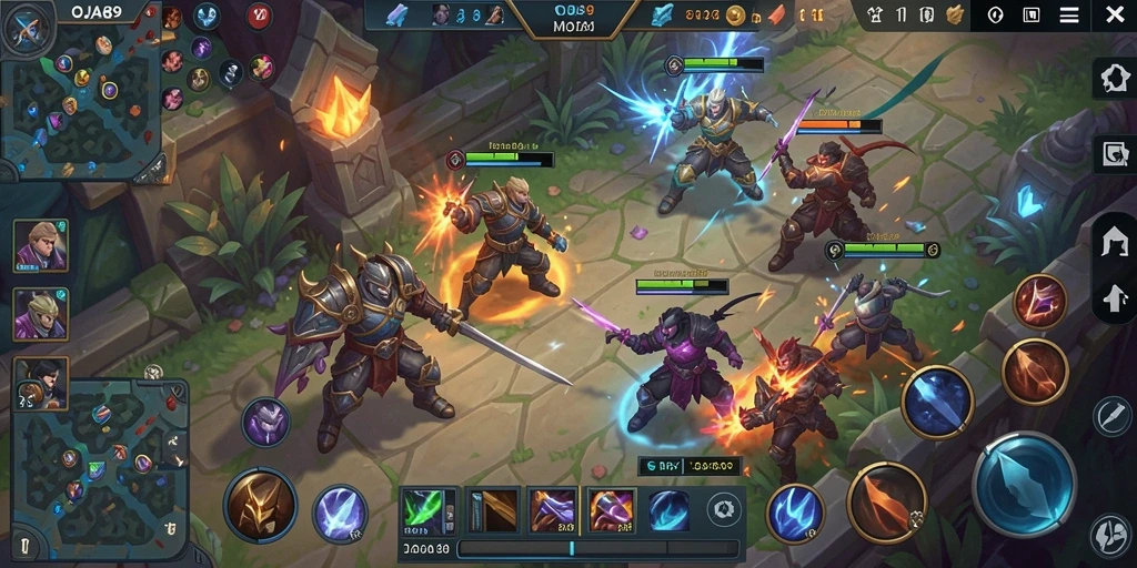Gameplay menarik OJA89 dengan aksi pertempuran tim yang mendebarkan.