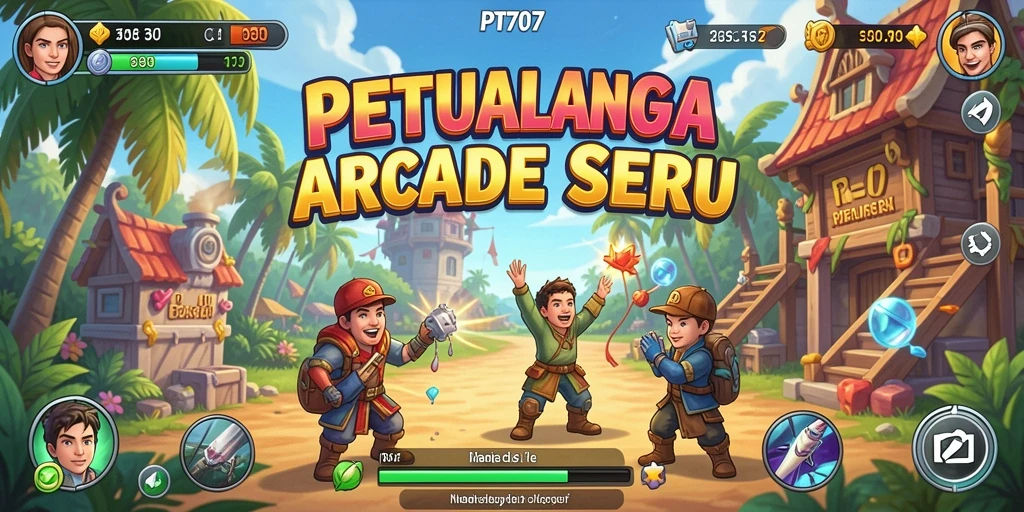 Tampilan seru gameplay PT707 dengan grafik menarik dan tantangan seru.