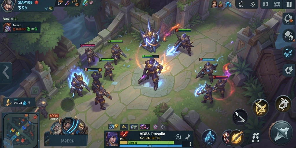 Gameplay dinamis dan strategi tim dalam SIAP108 yang seru.