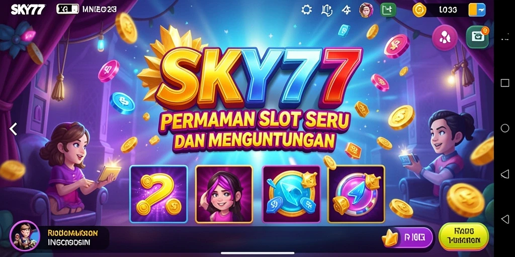 Tampilan gameplay yang menarik dari SKY77 dengan grafis menawan.