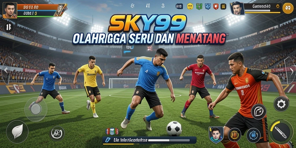 Tampilan permainan olahraga yang mendebarkan dari SKY99.