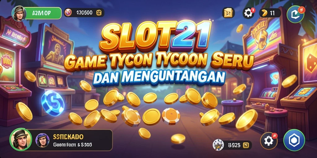 Screenshot SLOT21 menampilkan gameplay Tycoon yang menarik dan interaktif.