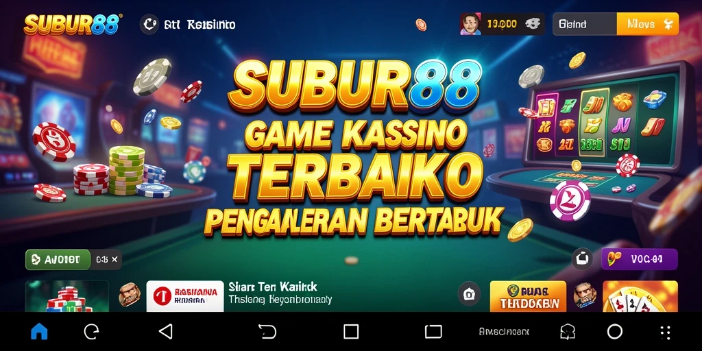 Tampilan gameplay SUBUR88 yang menarik dan interaktif dalam dunia Kasino.