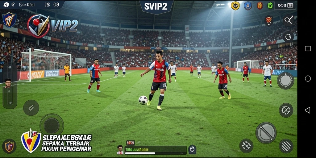 Gameplay seru dan menegangkan dalam SVIP2, game sepak bola terbaik.