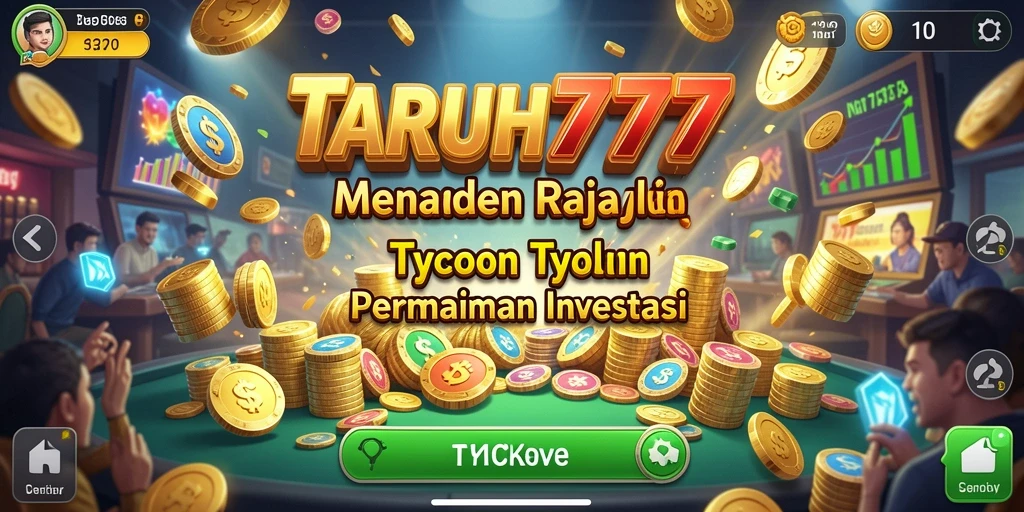 Tampilan gameplay menampilkan pengelolaan bisnis yang menarik dalam TARUH777.